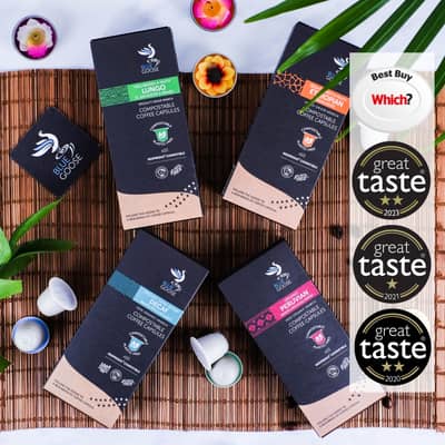Blue Goose Best Buy Eco Coffee Capsules Great Taste Award 1 star 2 star coffee pods