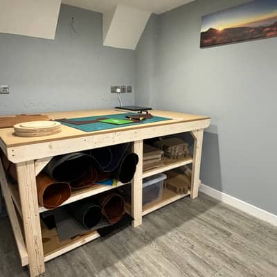 Product finishing off and personalising in our craft studio