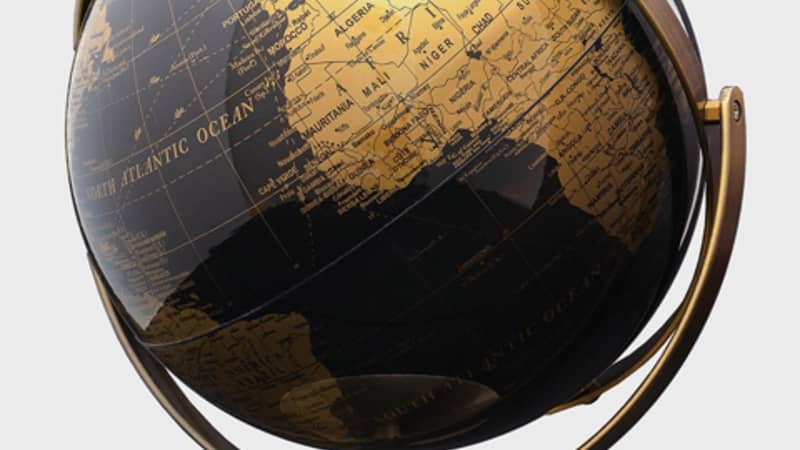World Tour Desk Globe