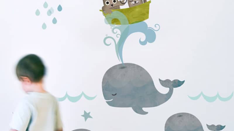 Owl & Pussycat Wall Sticker