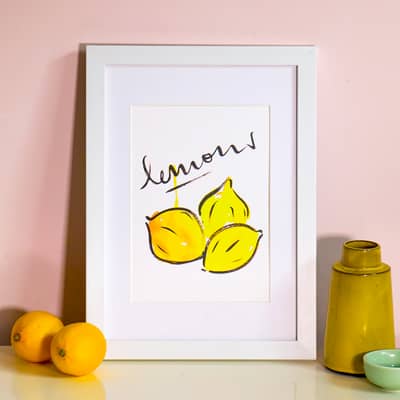 Lemon Wall Art
