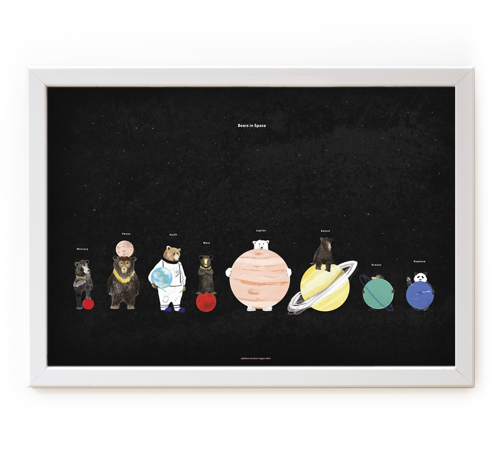 Bears in Space print