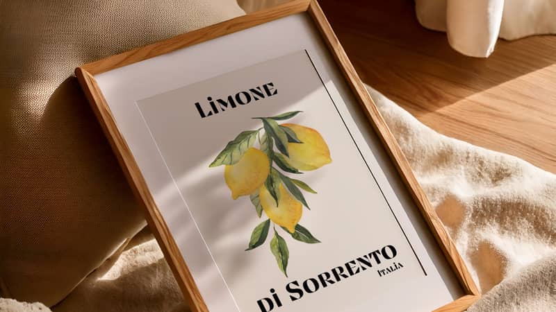 Lemon Art Print