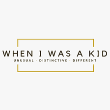When I Was a Kid logo