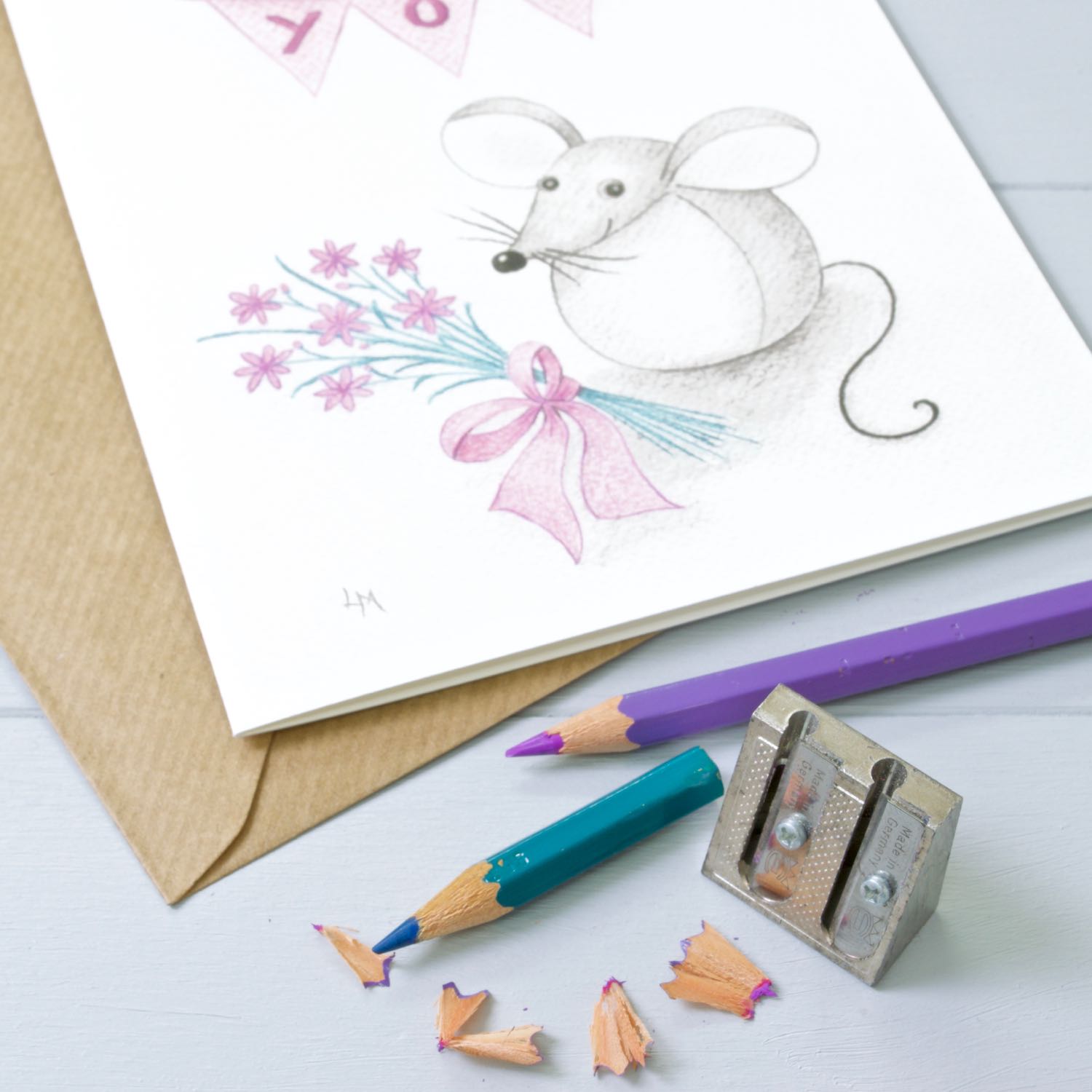 Bilberry Woods Greeting Card By Yellow Rose Design