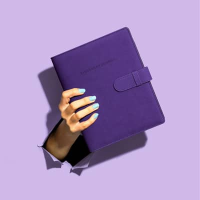 Anxiety Relief Discovery Journal - Purple - Get Real about mental health