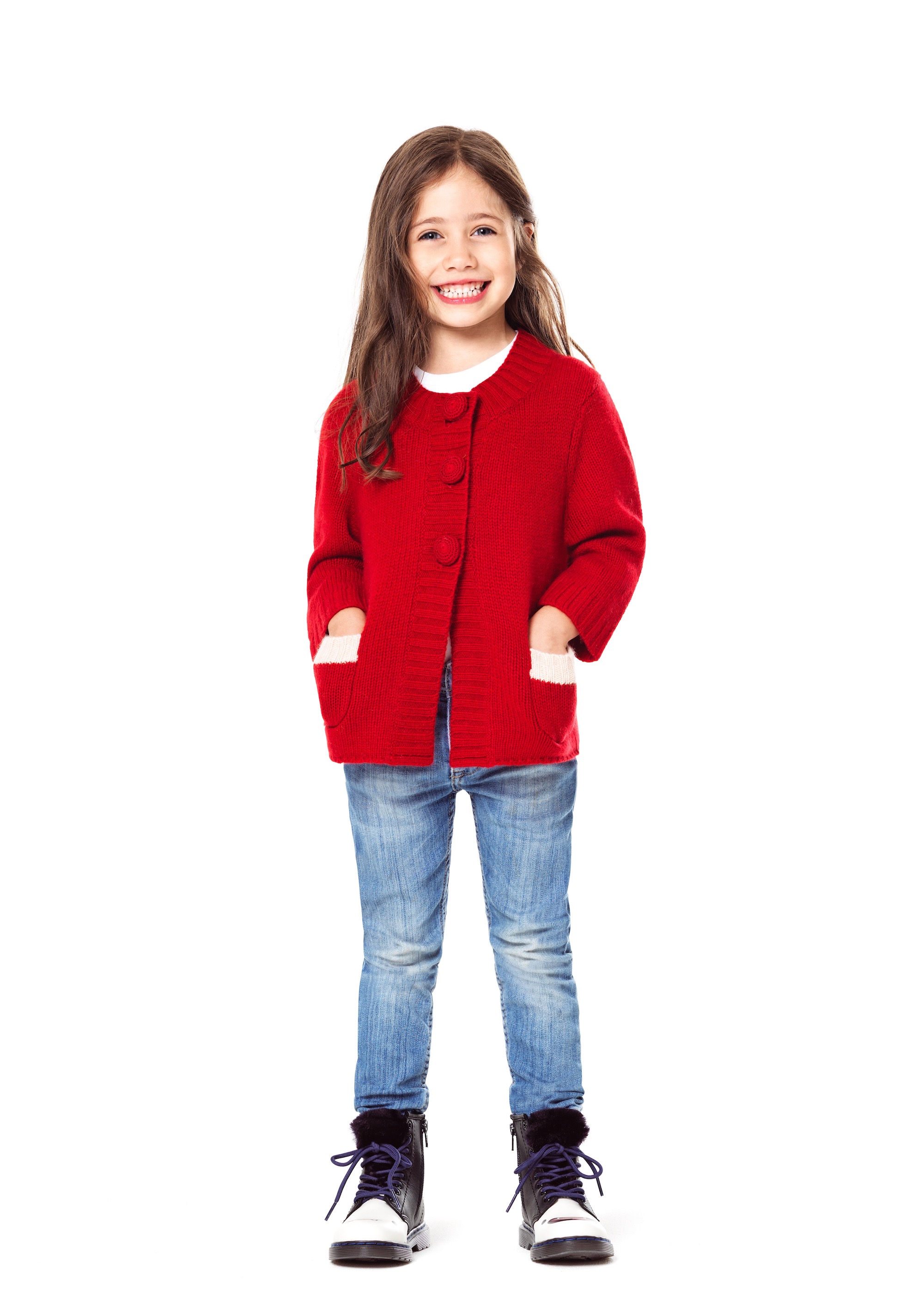 Lullilu Cashmere Red Cardigan 