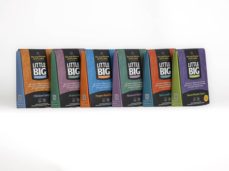 Little Big flavour kits assortment of rice and curries.