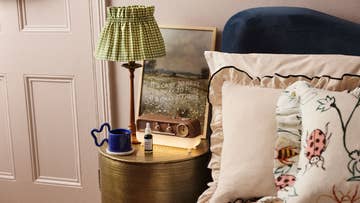 Bedside table styling
