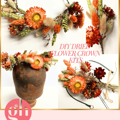 DIY Dried Flower Crown Kits