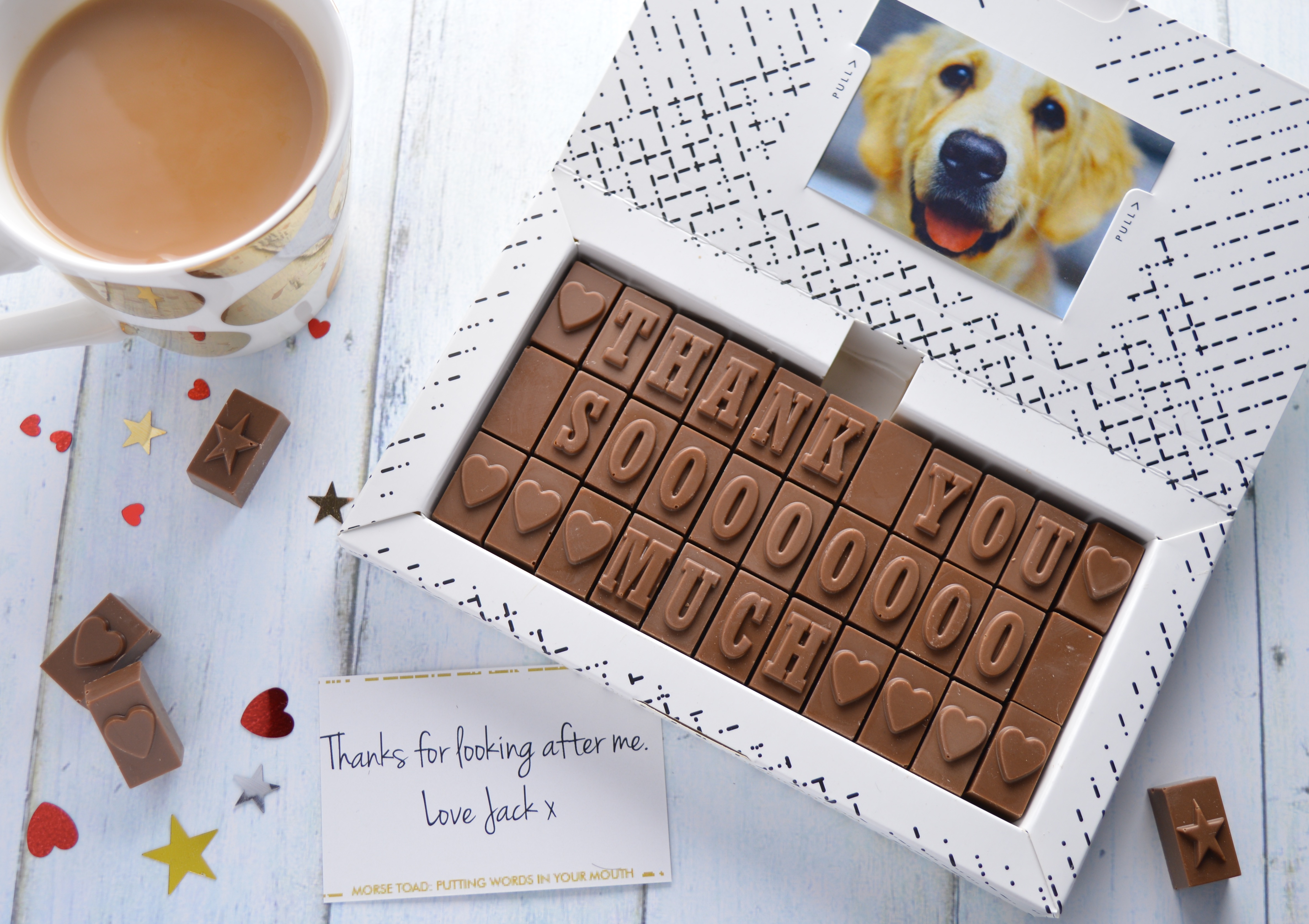 Chocolate thank you gift