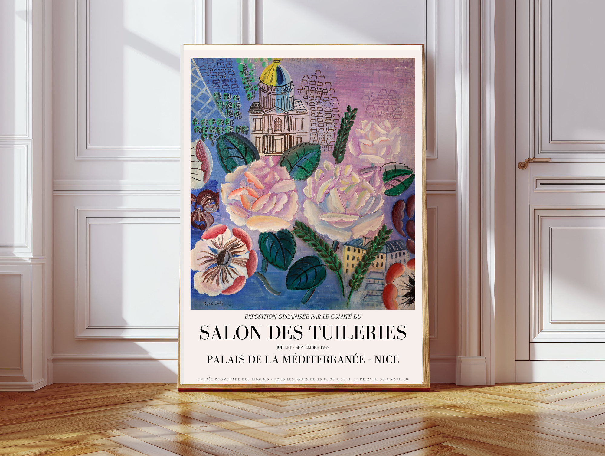 Raoul Dufy Paris in Spring Exhibition Art Print