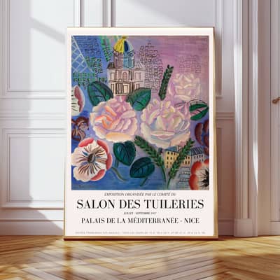 Raoul Dufy Paris in Spring Exhibition Art Print