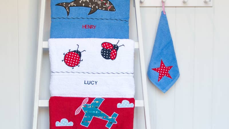 personalised towels