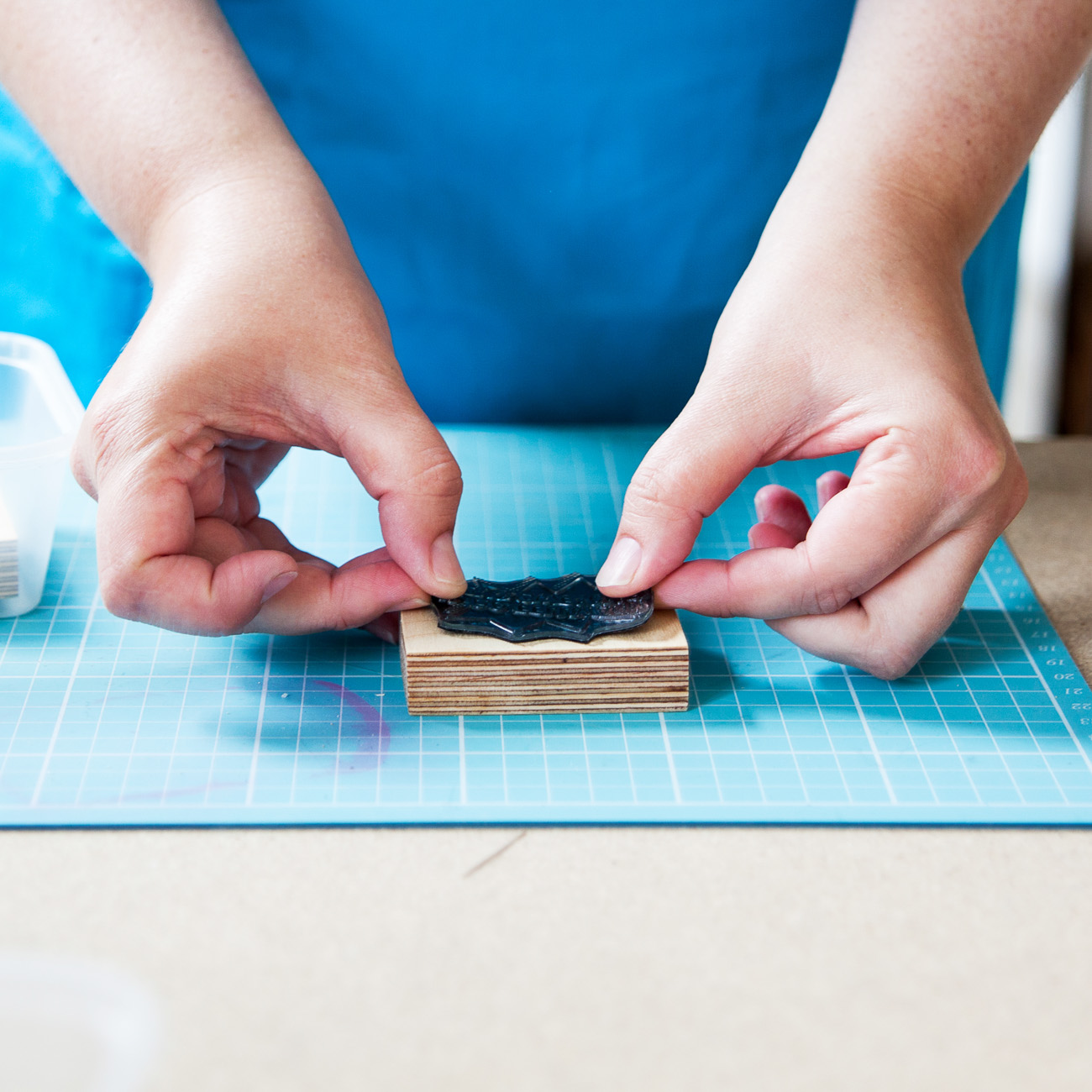 Each stamp is hand finished and hand packed