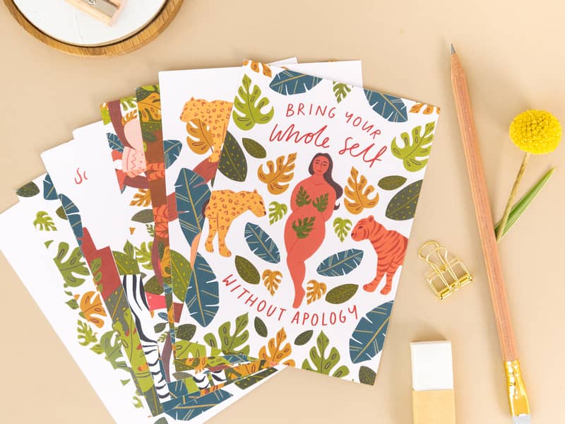 Mixed Notecards to Empower Women, Cheer each other on and lift up friends.