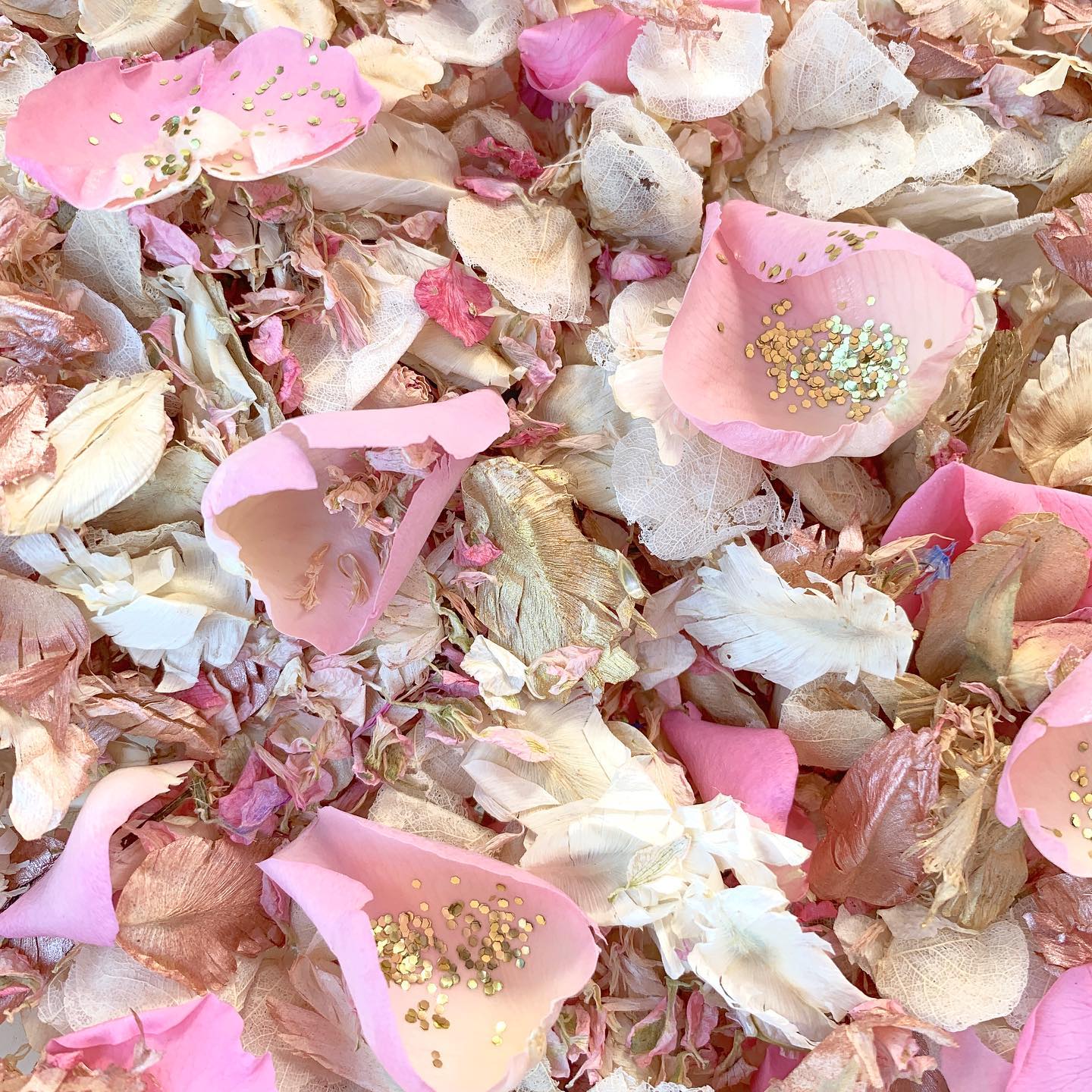 Biodegradable wedding confetti
