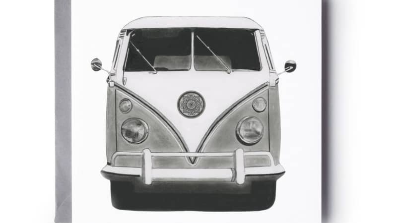 Champagne glasses hand drawn, cheers in white mount and black frame