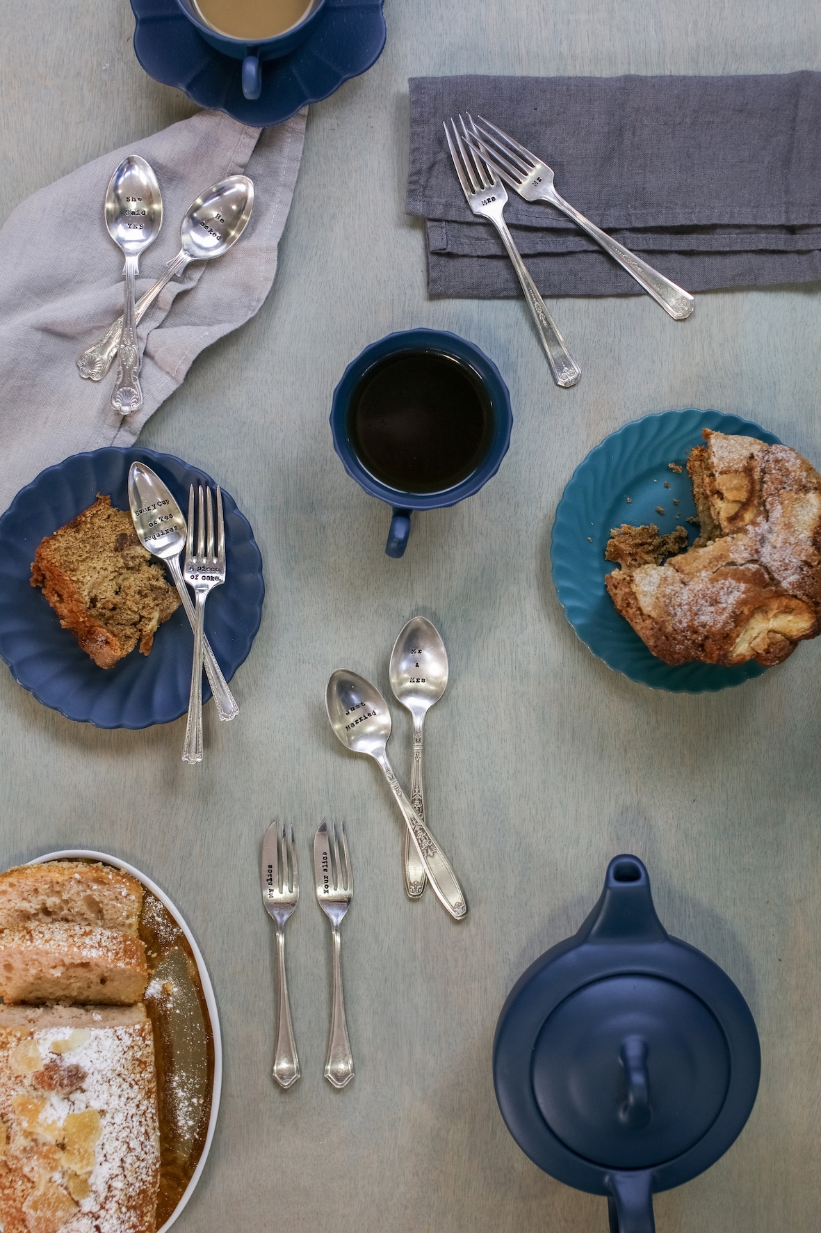 Personalised Hand Stamped Vintage Cutlery
