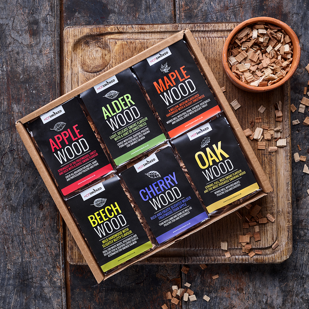 A Hot Smoked kit, the Wood Chips Sampler