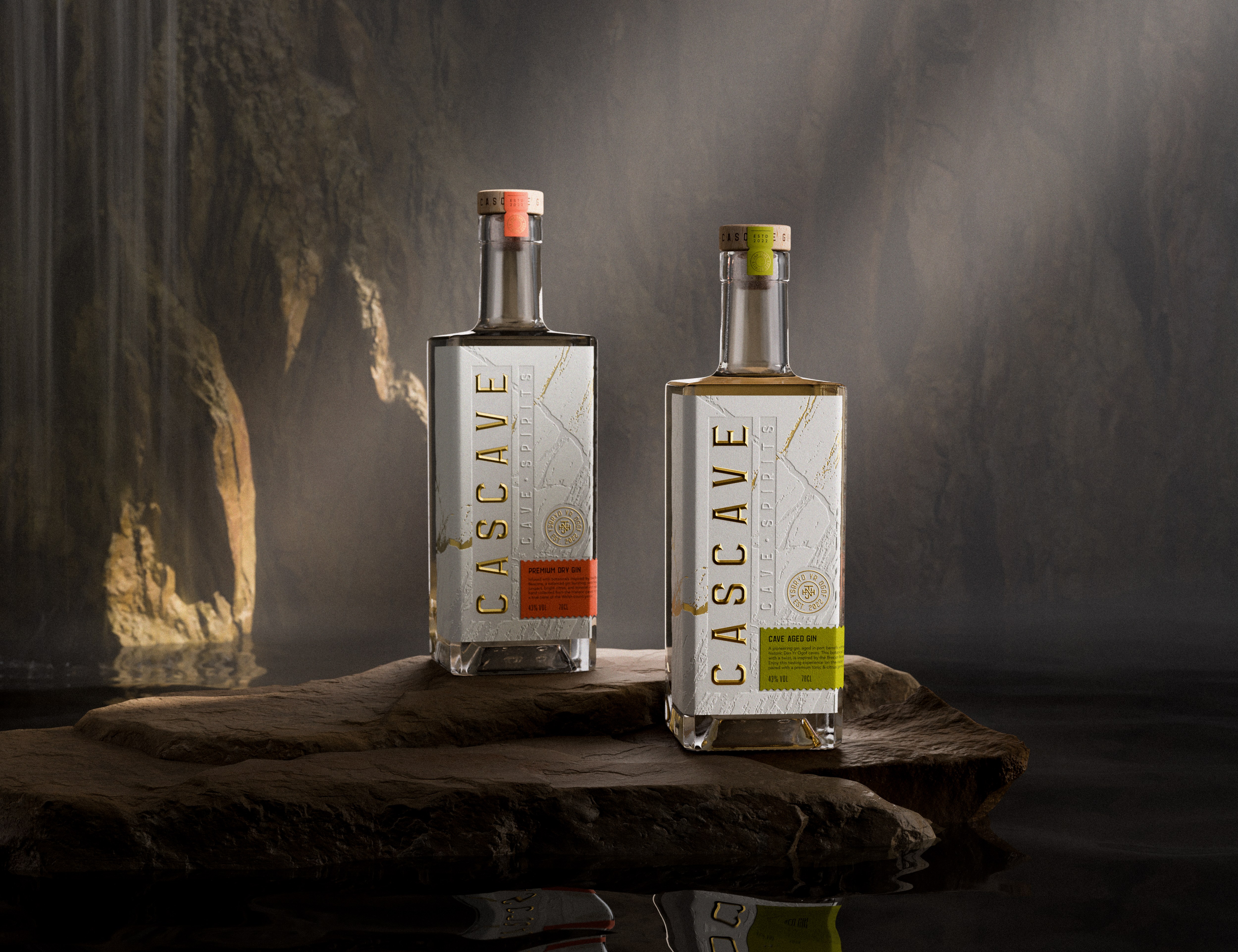 Cascave Gin - Premium Dry and Cave-Aged Gin
