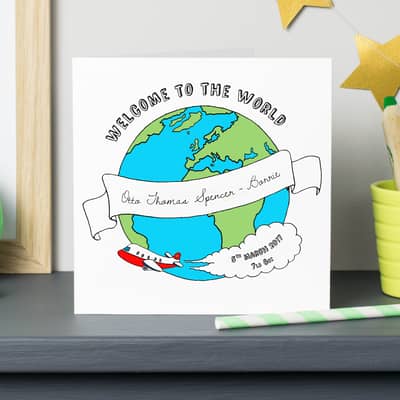Personalised New Baby Card