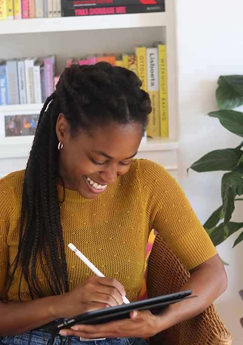 Bonita Ebuehi, founder of Bonita Ivie Prints