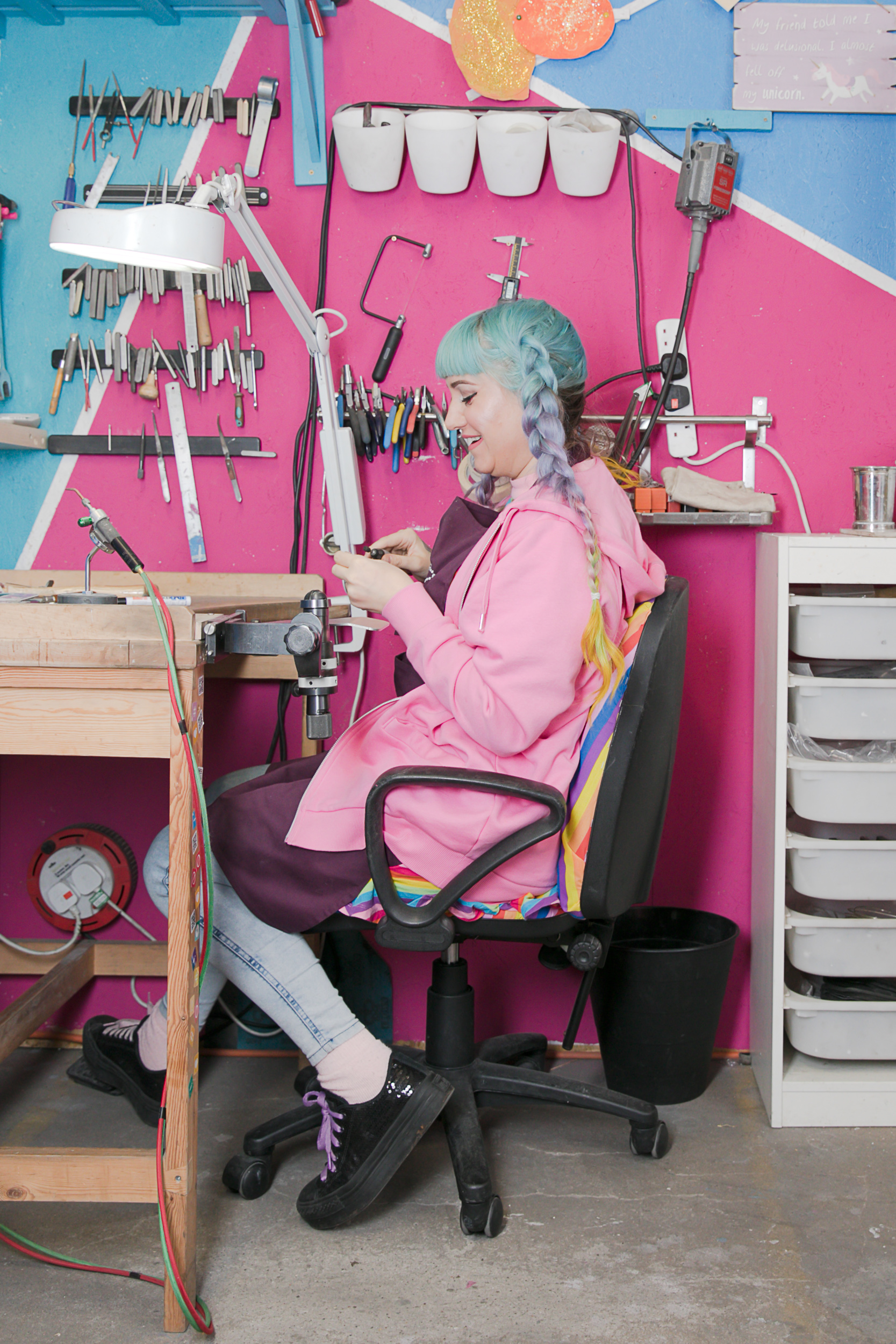 Little Silver Star Designs Colourful workshop