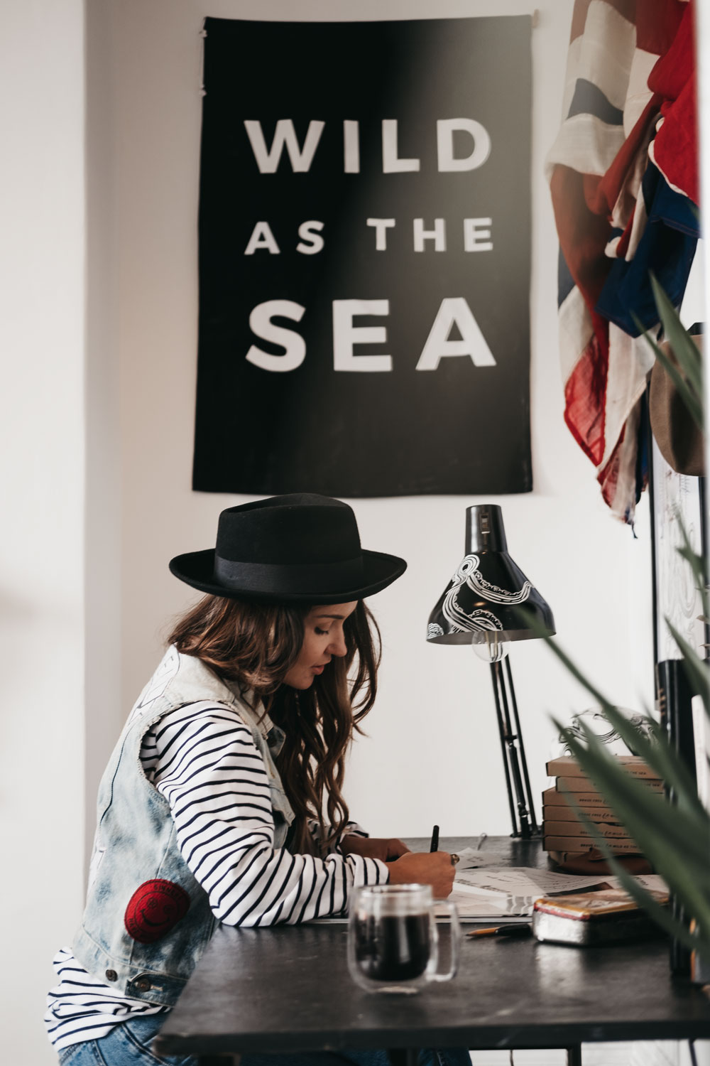 Art Disco Co-founder Marie in the studio