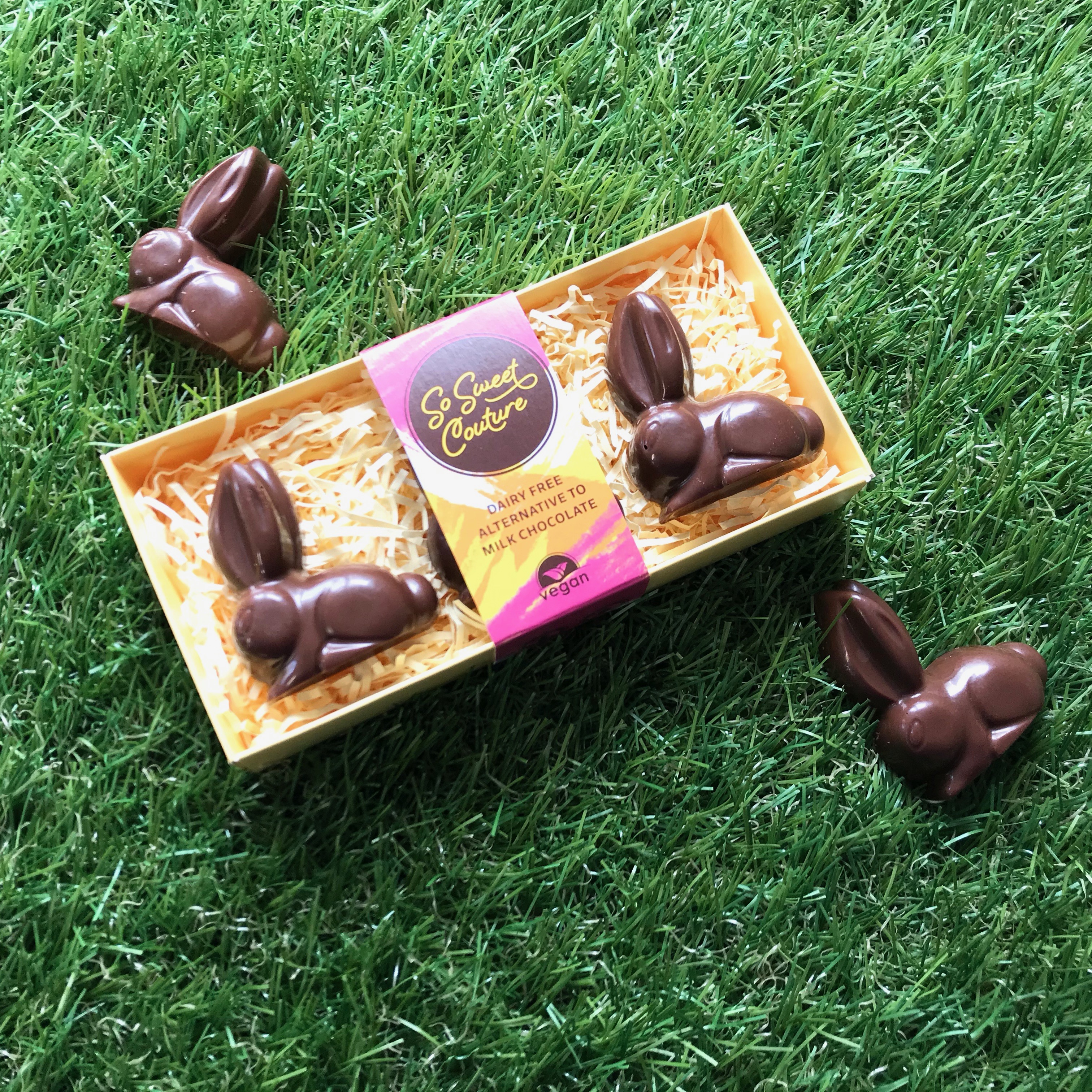 Vegan Milk Chocolate Bunnies