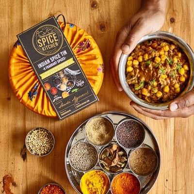 Spice Tin Masala Dabba up close