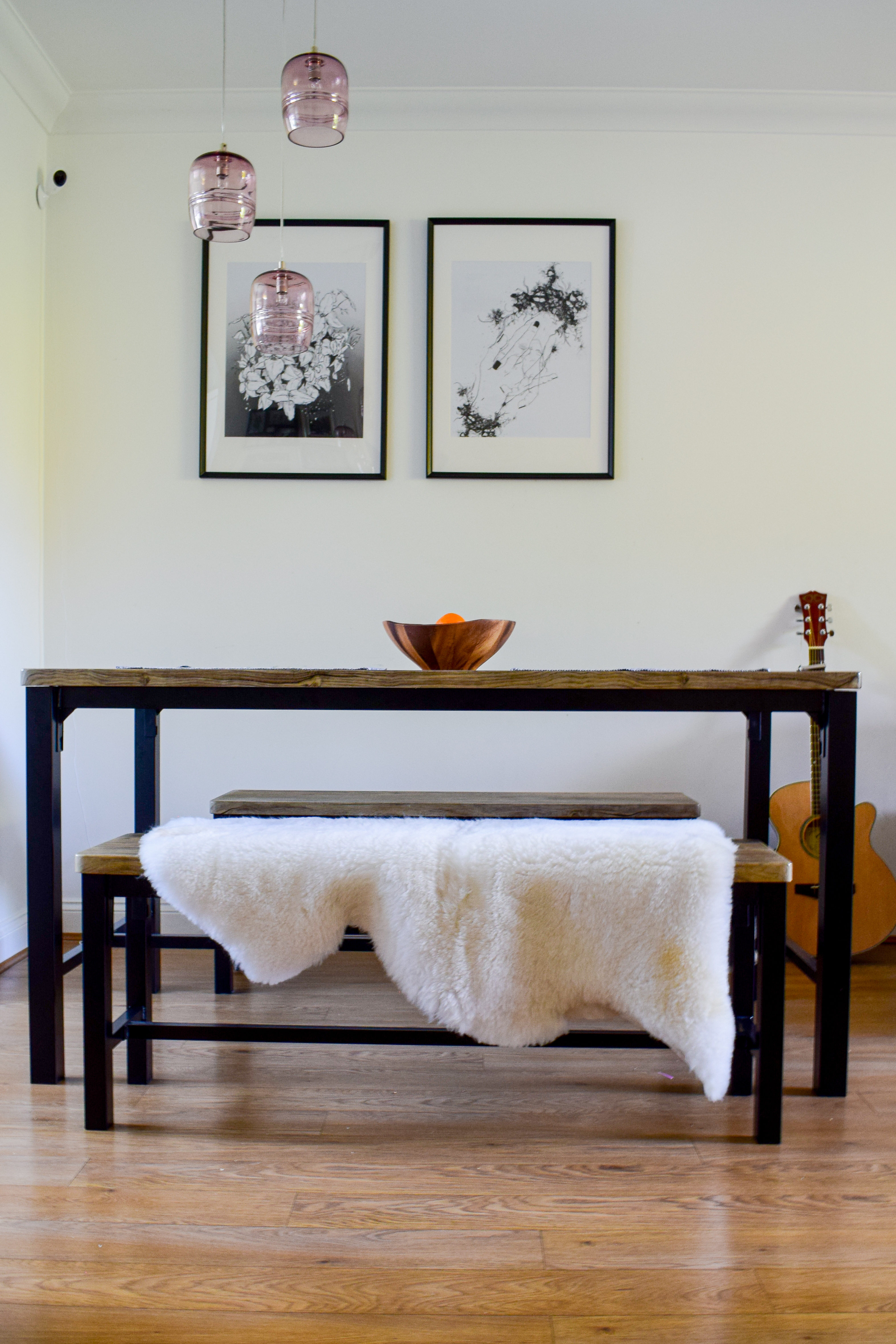 Sheepskin rug short haired