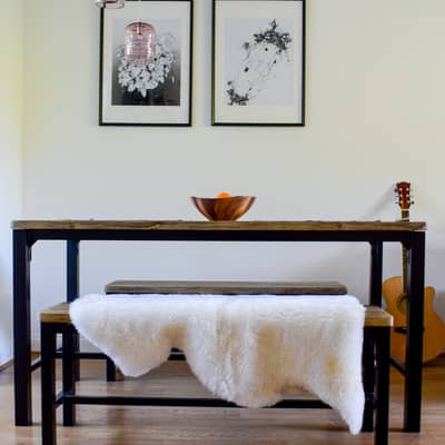 Sheepskin rug short haired