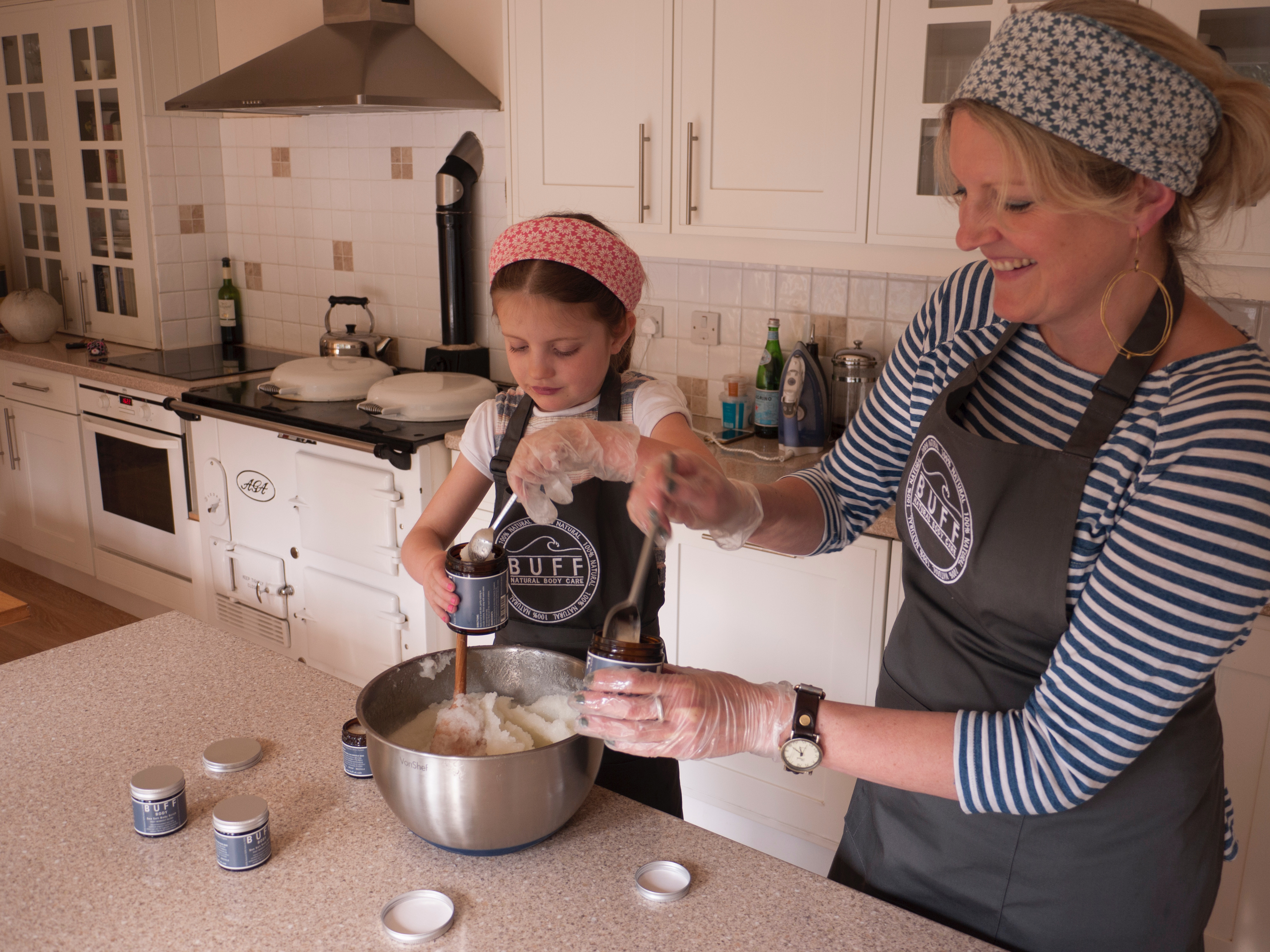 BUFF Founder Jo Woolvett with daughter Poppy