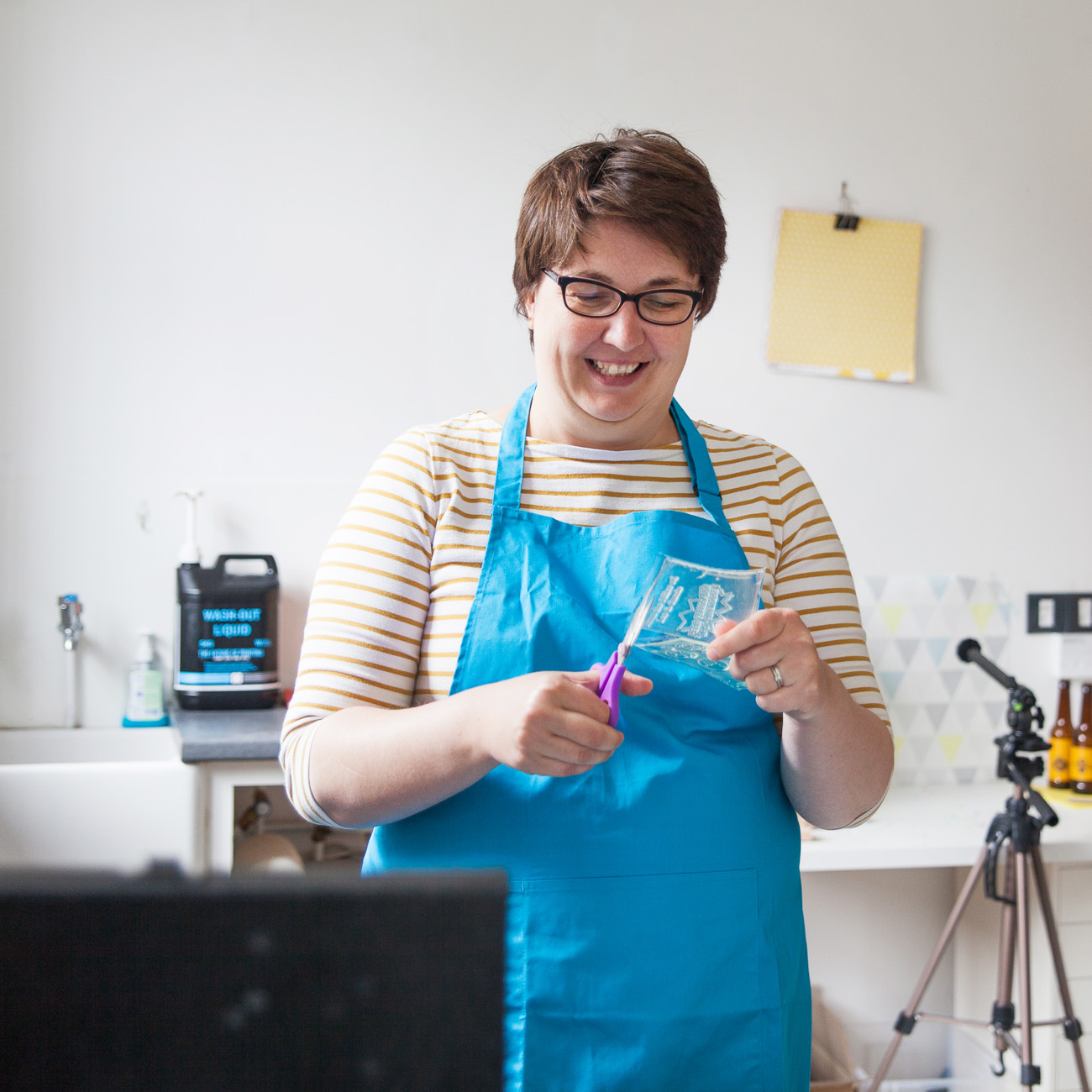 All of my stamps are made by hand and by me, Clare