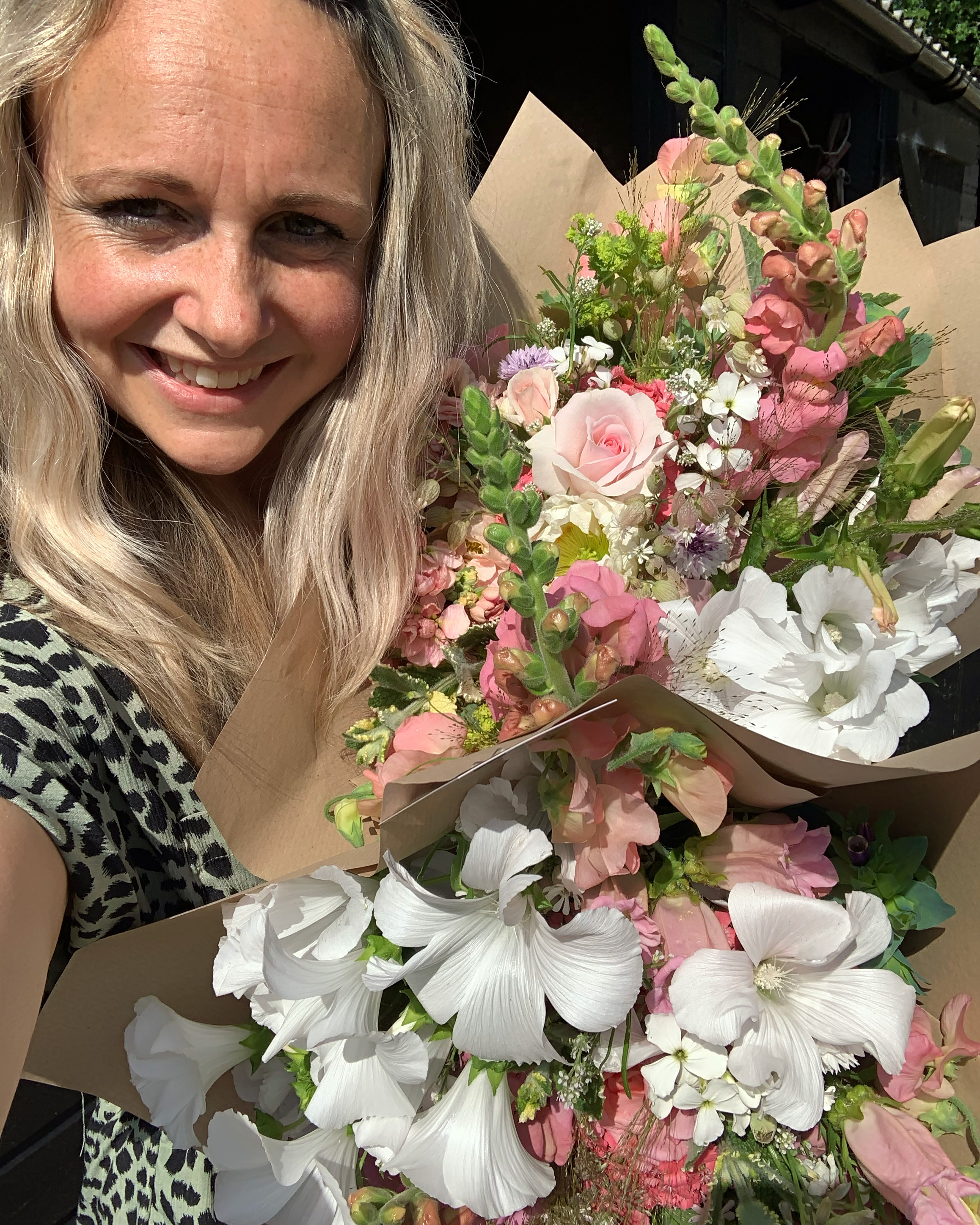 Seasonal flower bouquet