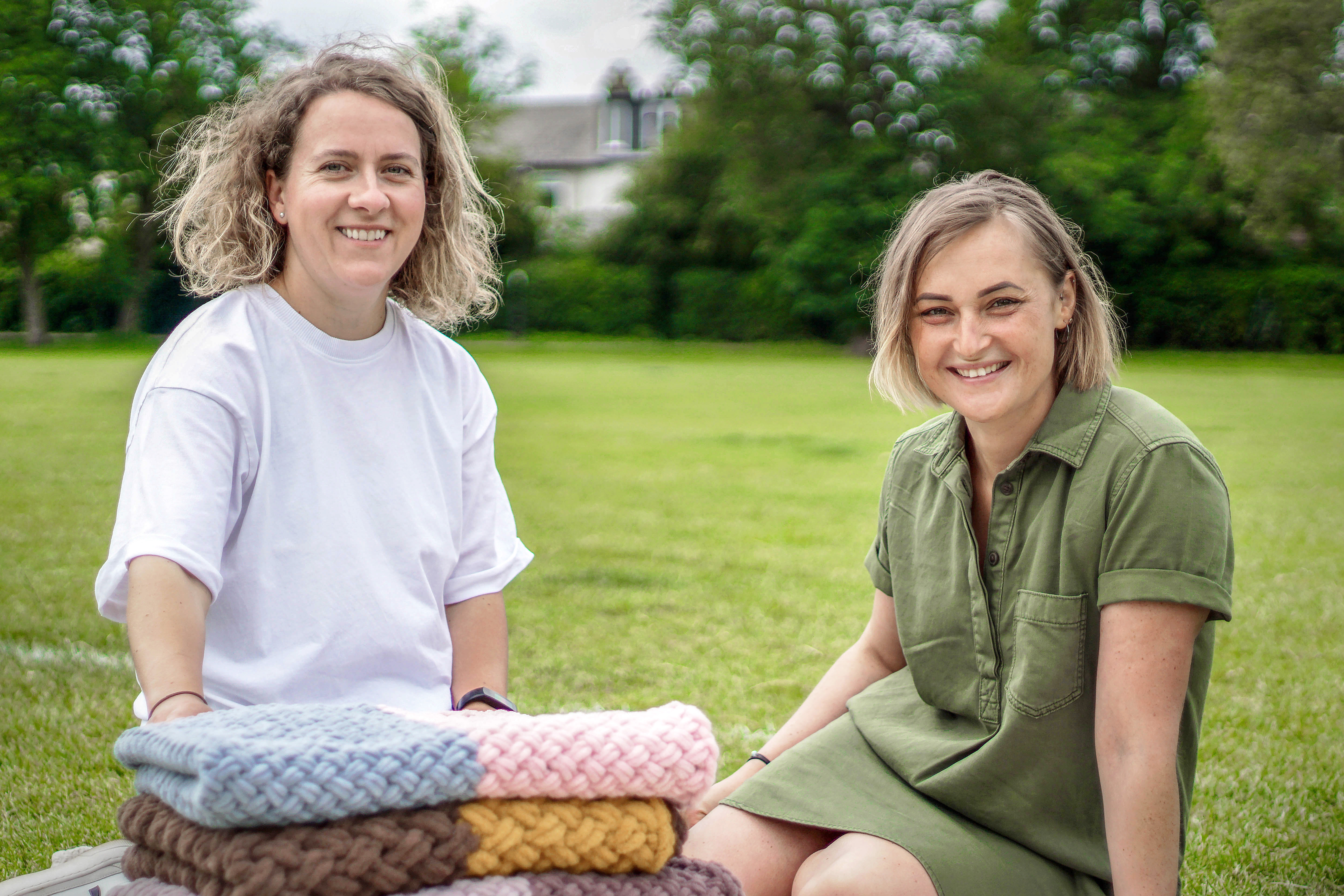 Snagl creators Andy and Mima