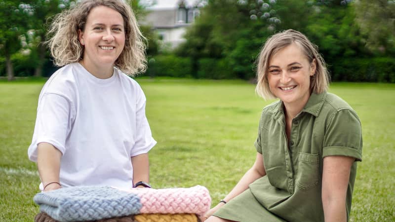 Snagl creators Andy and Mima