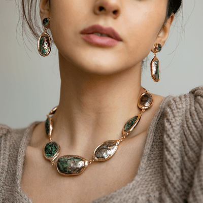 Ula Necklace and Earrings