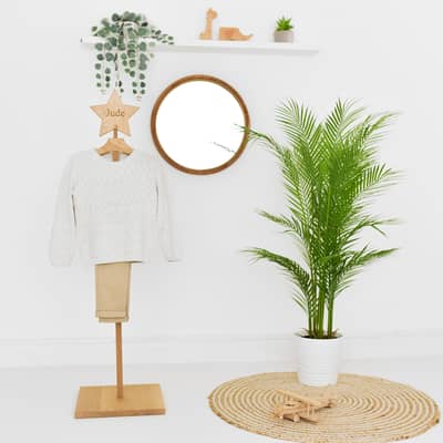 Oak Junior clothing hanger, Valet stand, handmade by our family ran business