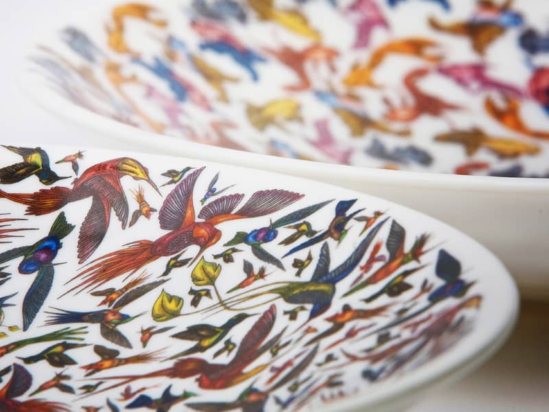 Kiln-formed glass Bird & Fish Bowls