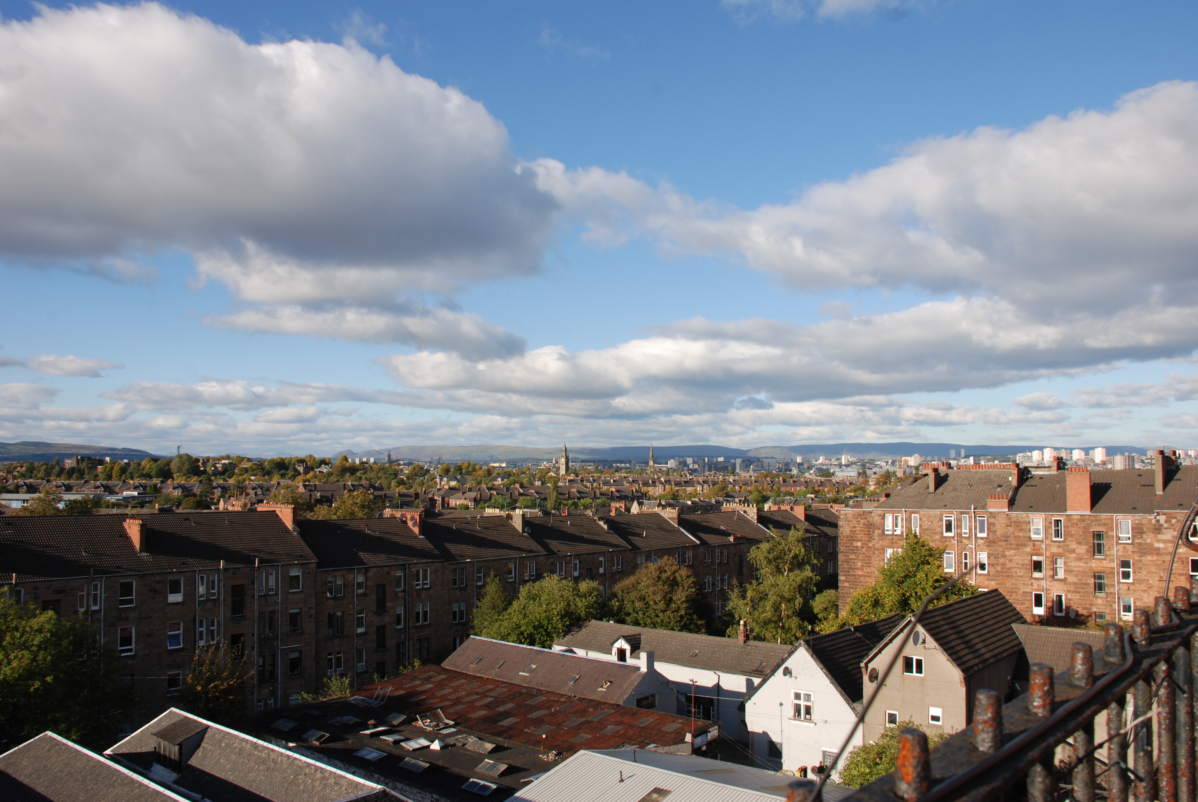 View from the studio roof garden