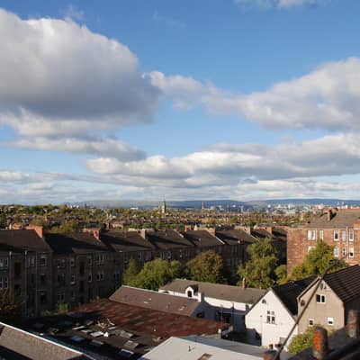 View from the studio roof garden