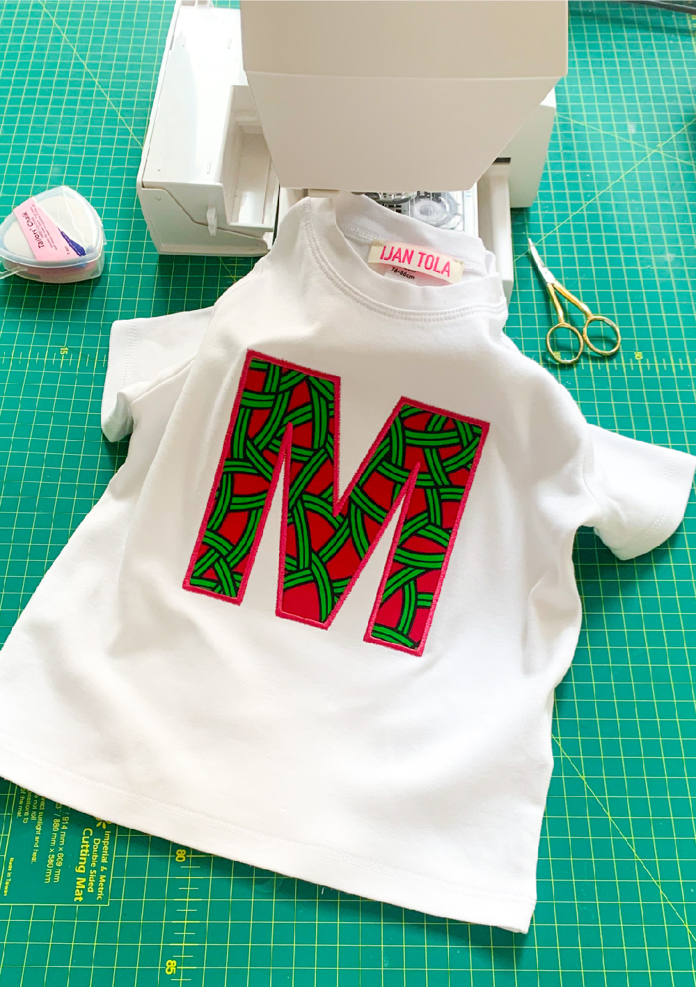 Personalised Single Letter Kids Top 