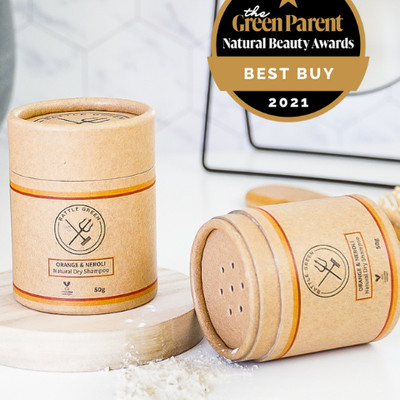 Organic cotton string shopping bag with loose fruit and vegetables