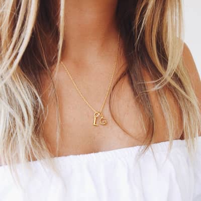 Initial Personalised Pendant