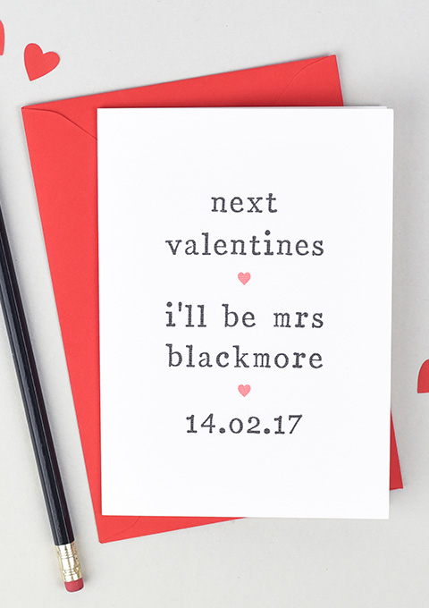 Next Valentines Card