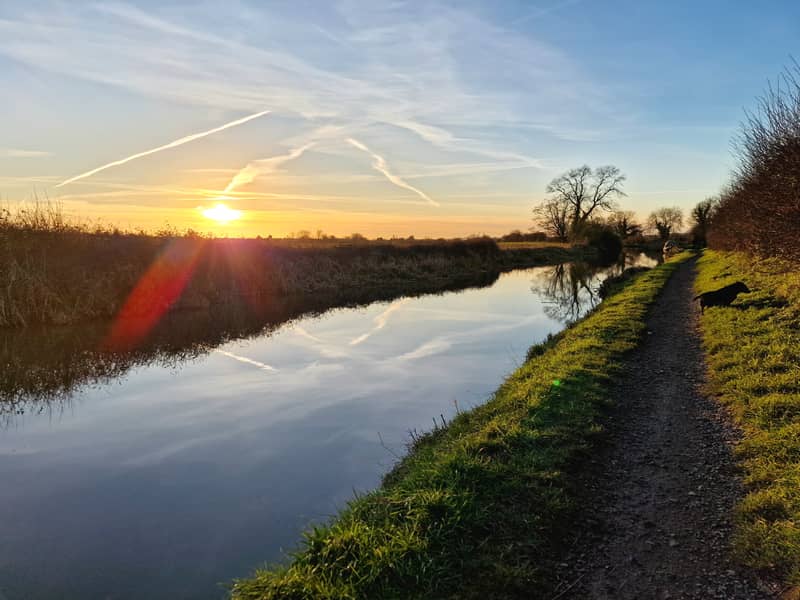 English countryside canal landscape photography