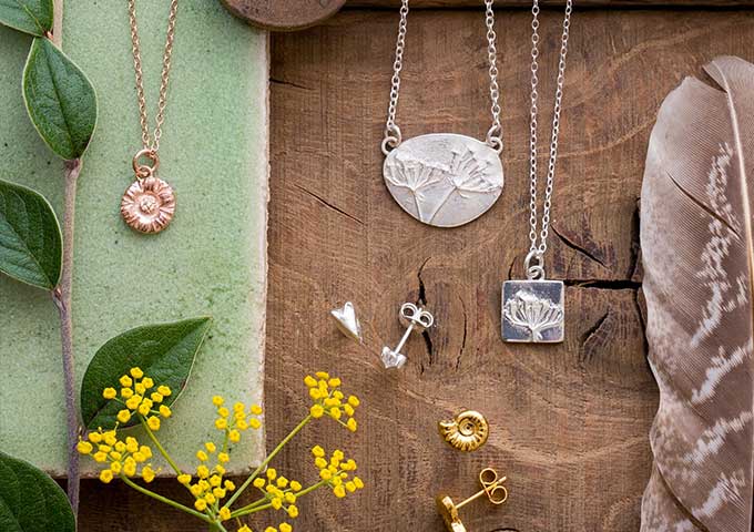 Nature-inspired handmade jewellery