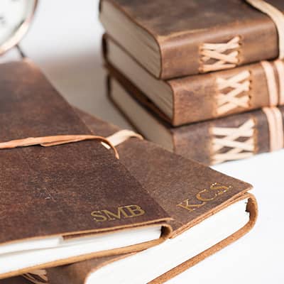 Personalised Leather Journals